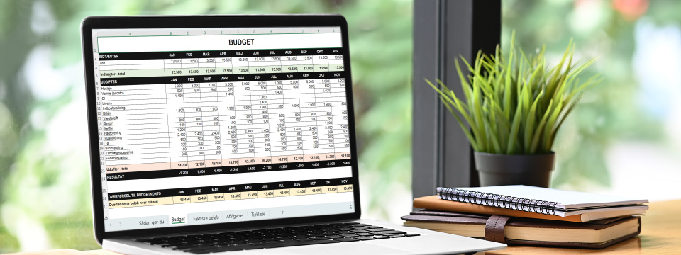 Budgettet giver dig økonomisk overblik og ro i maven